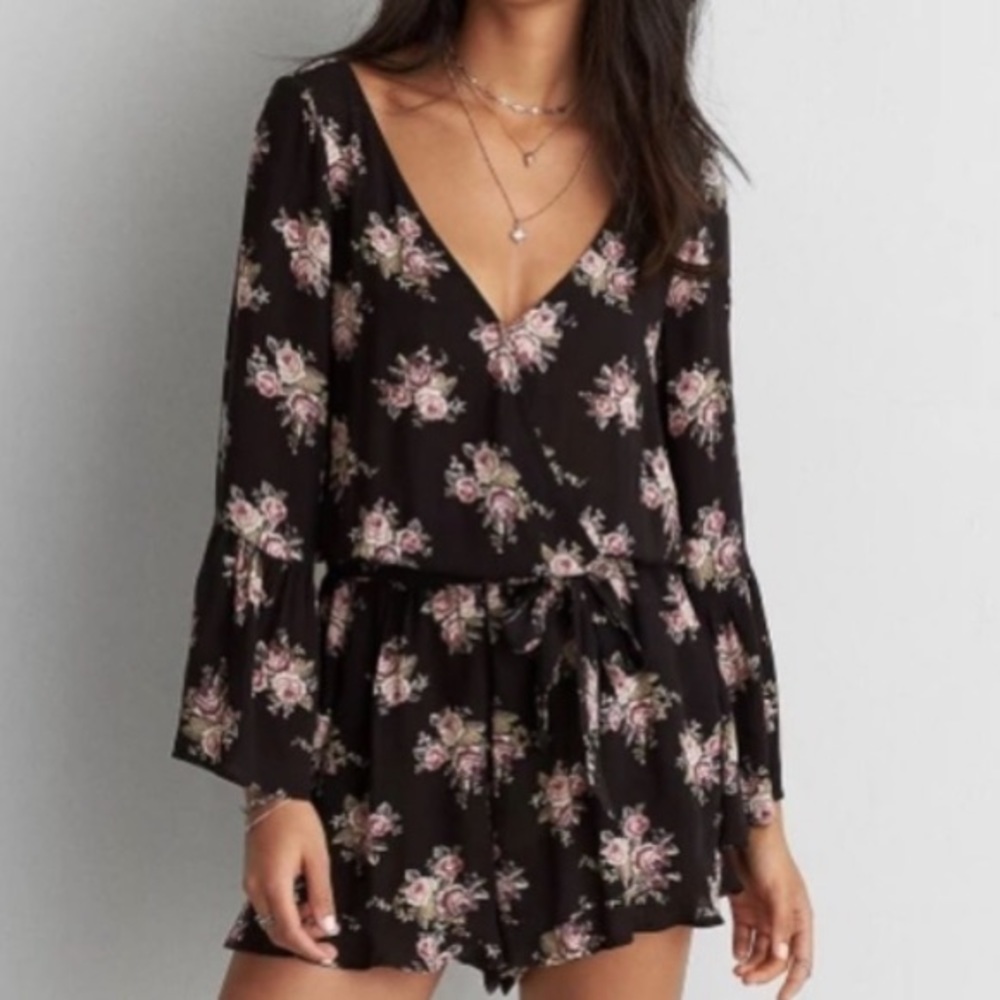 AEO Bell Sleeve Romper